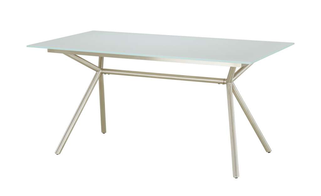 uno Glas-Esstisch  Silvie ¦ weiß Tische > Esstische > Esstische eckig - Höffner