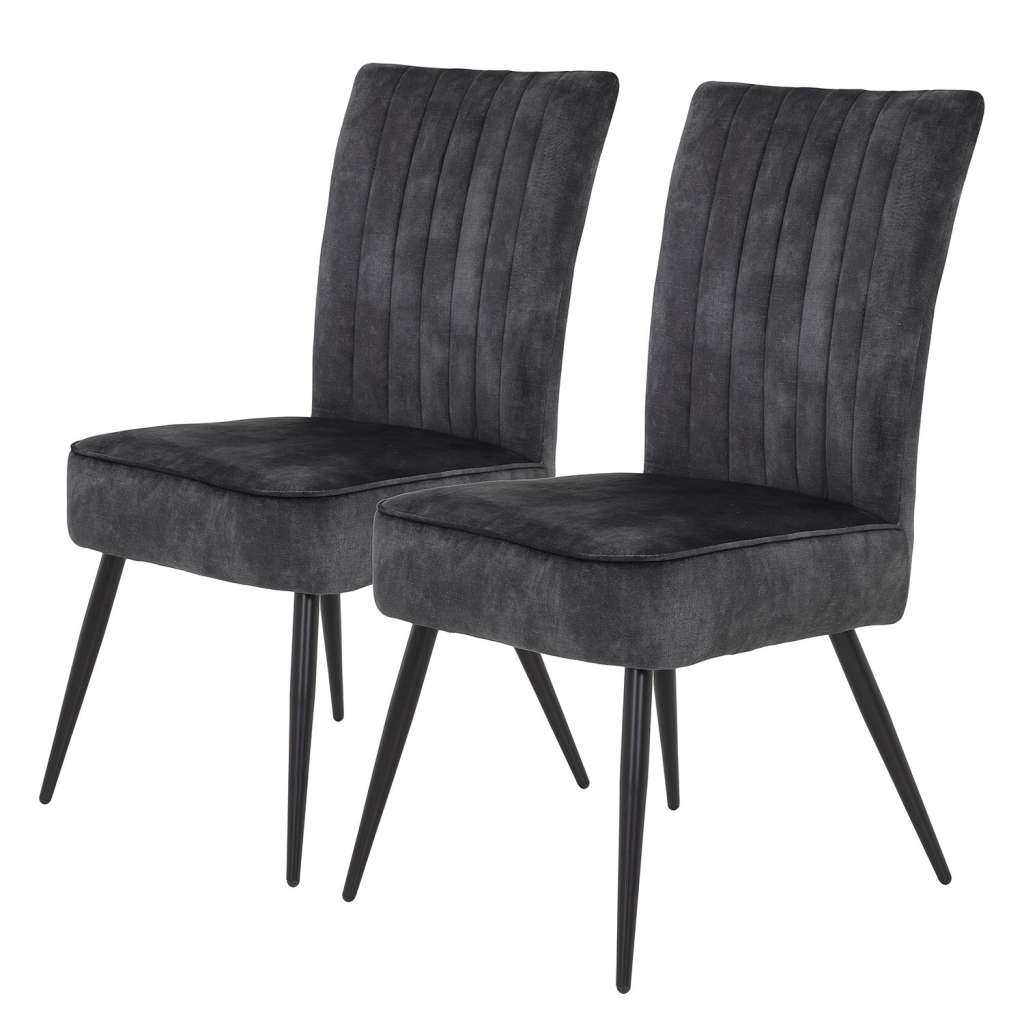 home24 Polsterstuhl Copine (2er-Set)