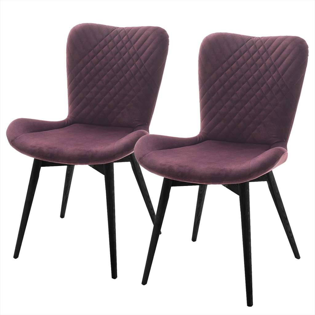 home24 Polsterstuhl Mettray (2er-Set)