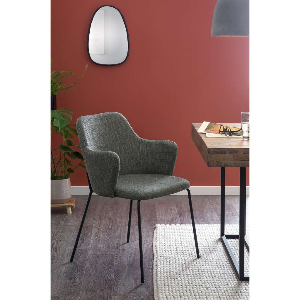 home24 Armlehnenstuhl Roose (2er-Set)