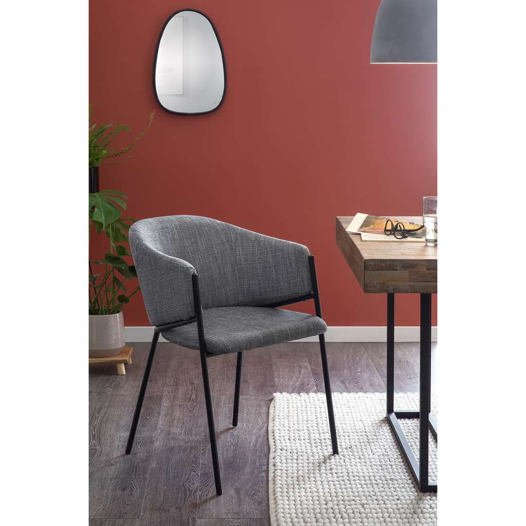 home24 Armlehnenstuhl Rosala (2er-Set)