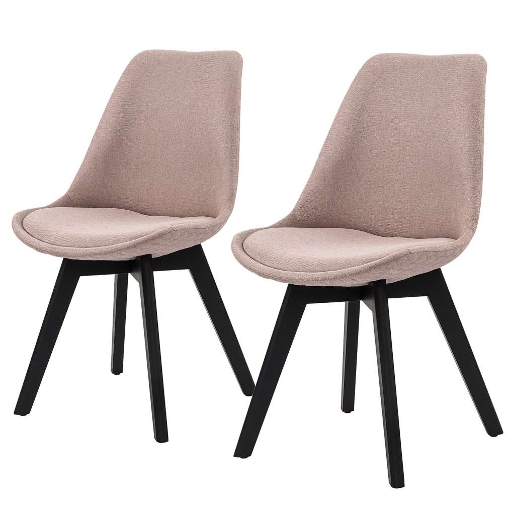 home24 Polsterstuhl Melito I (2er-Set)