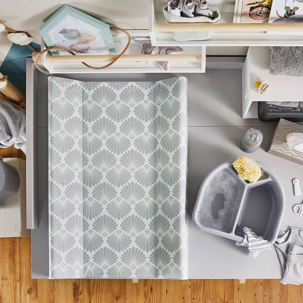 home24 Keilwickelauflage Seashell Shape