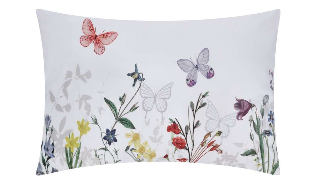 LAVIDA Kissen  Floral ¦ weiß ¦ 100% Polyesterfüllung Heimtextilien > Kissen > Dekokissen - Höffner