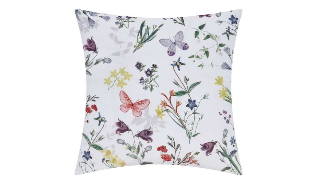 LAVIDA Kissen  Floral ¦ weiß ¦ 100% Polyesterfüllung Heimtextilien > Kissen > Dekokissen - Höffner