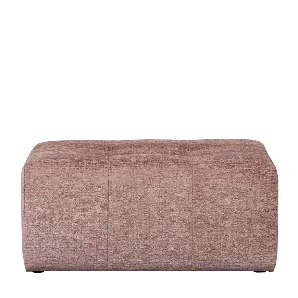 Couchhocker in Nude Struktursamt Bezug