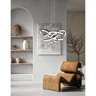 home24 LED-Pendelleuchte Sund