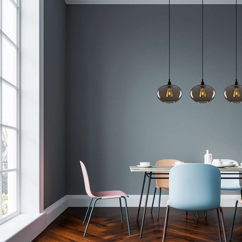 home24 Pendelleuchte Smoked II