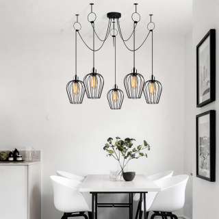 home24 Pendelleuchte Tel IV