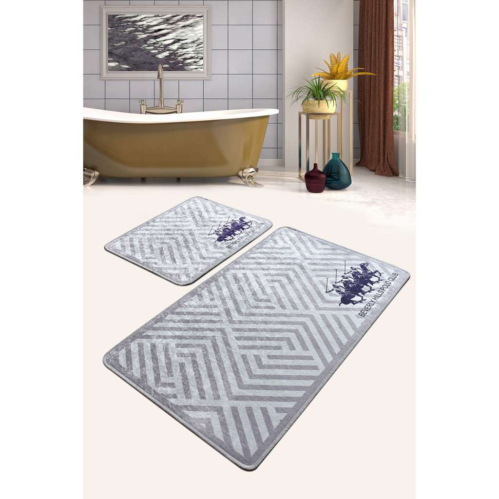 home24 Badematte Platin (2-teilig)