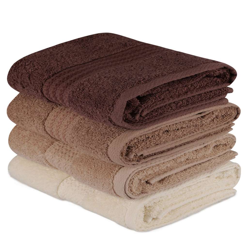 home24 Handtuch-Set Rainbow II (4er-Set)