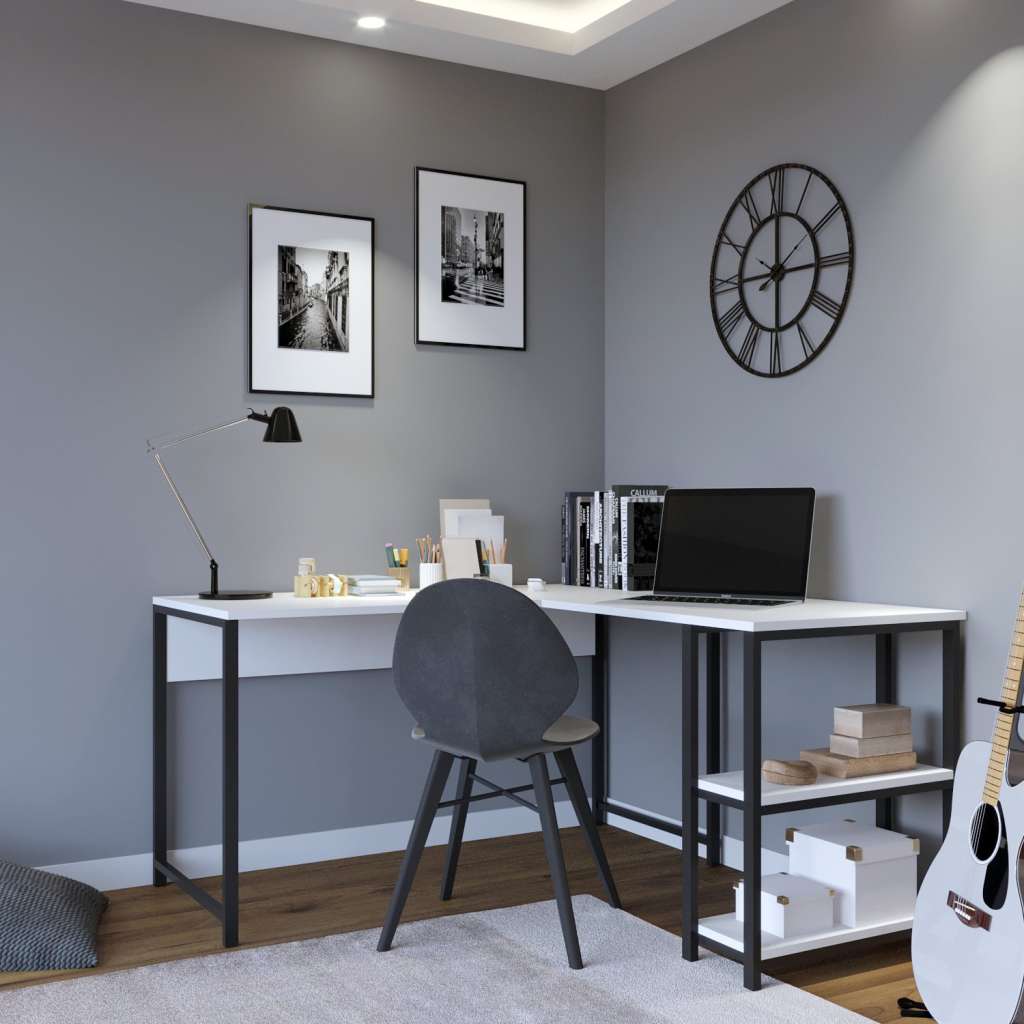 home24 Eckschreibtisch Crandon