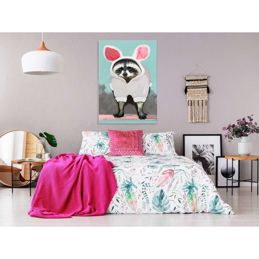 home24 Wandbild Raccoon or Hare