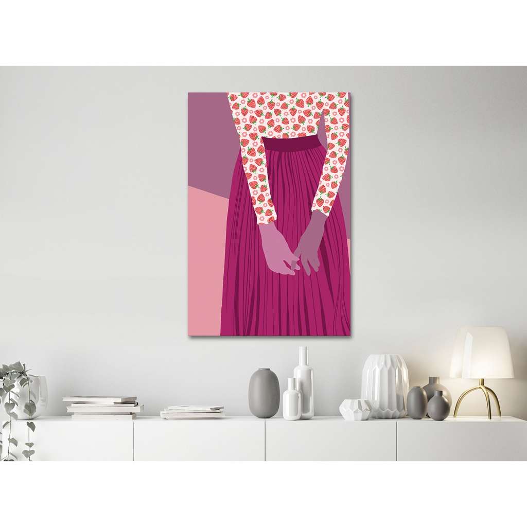 home24 Wandbild Strawberry Lady