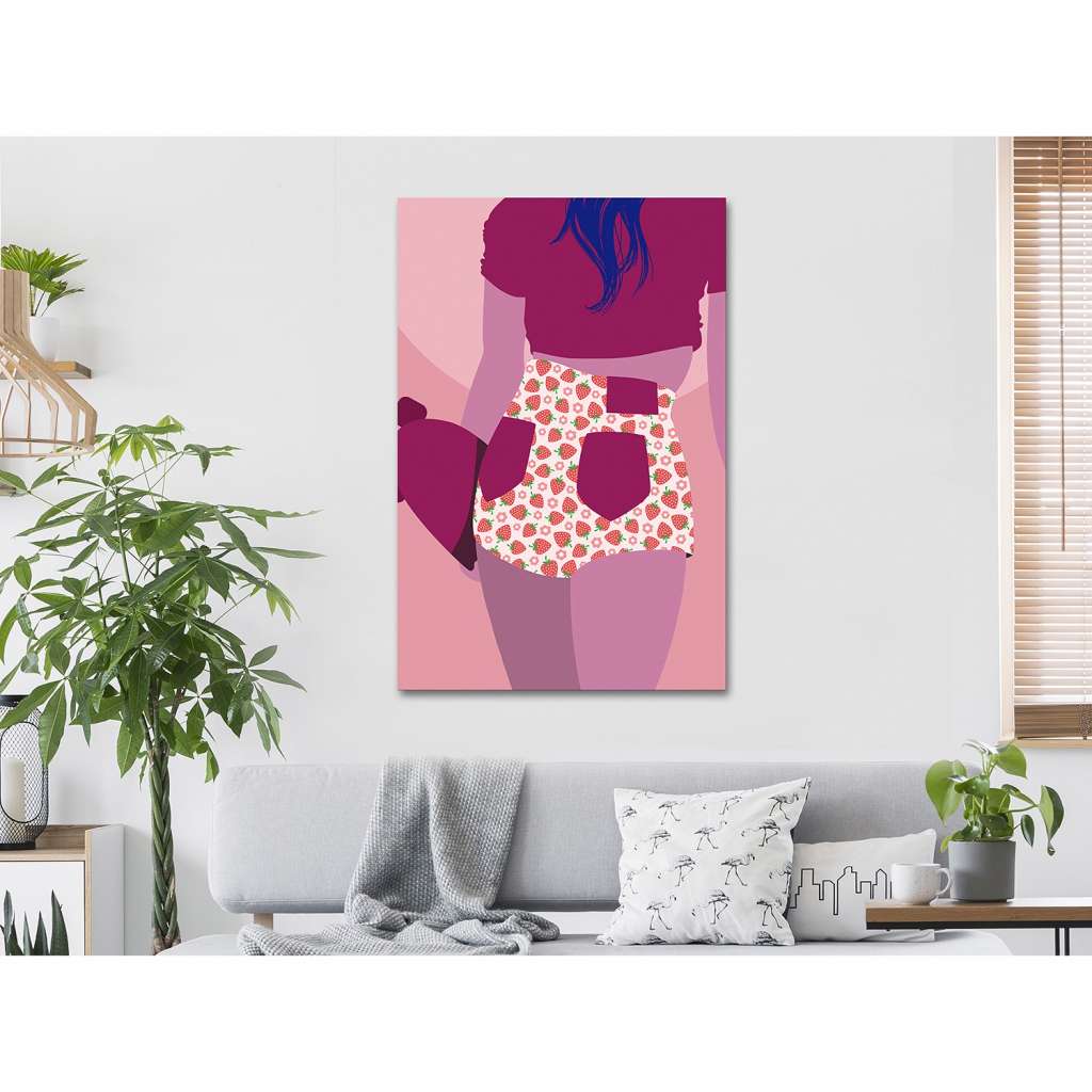home24 Wandbild Strawberries Shorts