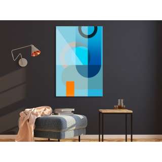 home24 Wandbild Blue Surface