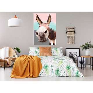 home24 Wandbild Curious Donkey