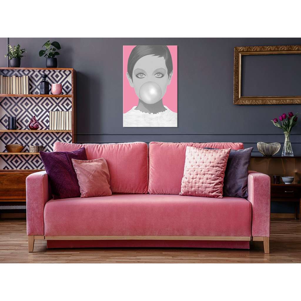 home24 Wandbild Bubble Gum