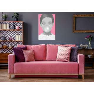 home24 Wandbild Bubble Gum