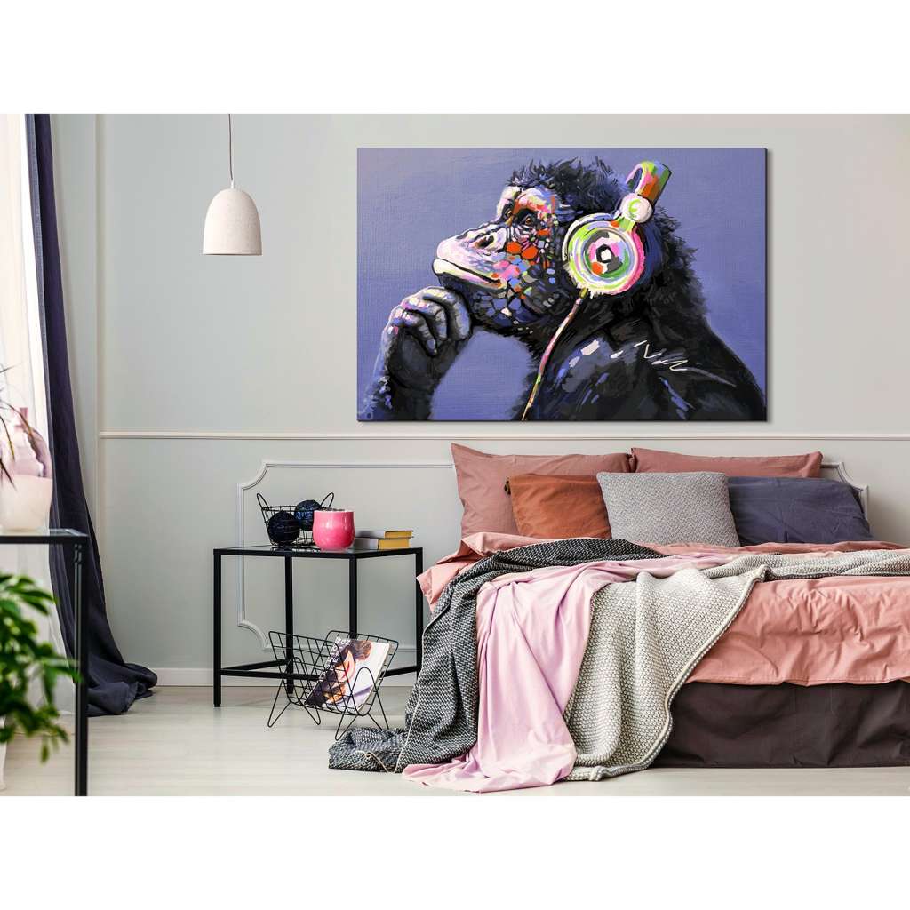 home24 Wandbild Musical Monkey