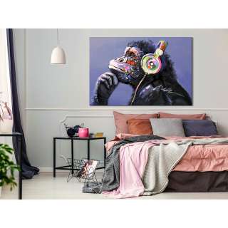 home24 Wandbild Musical Monkey