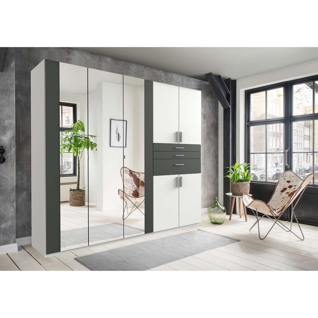 home24 Drehtürenschrank Harburg II