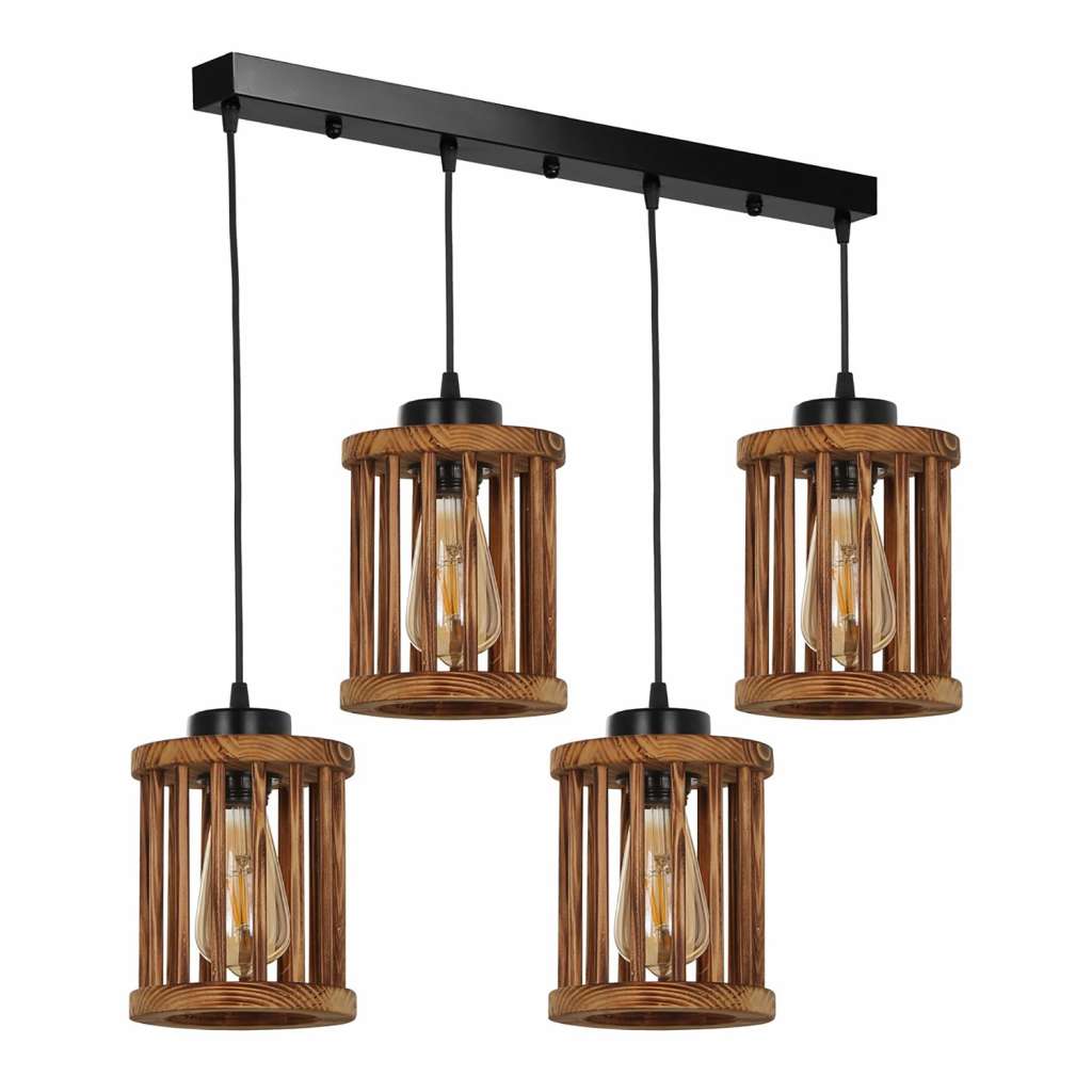 home24 Pendelleuchte Kafes III