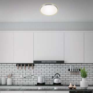 home24 LED-Deckenleuchte Flet