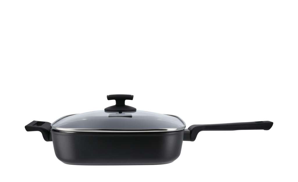KHG Grillpfanne 28 x 28 cm  Green Line ¦ schwarz ¦ Aluminium Töpfe & Pfannen & Zubehör > Topf und Pfannen-Sets - Höffner
