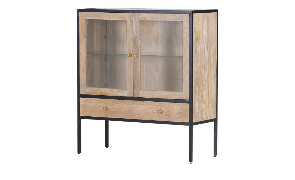 Vitrine   Mavie ¦ holzfarben Kommoden & Sideboards > Vitrinen - Höffner