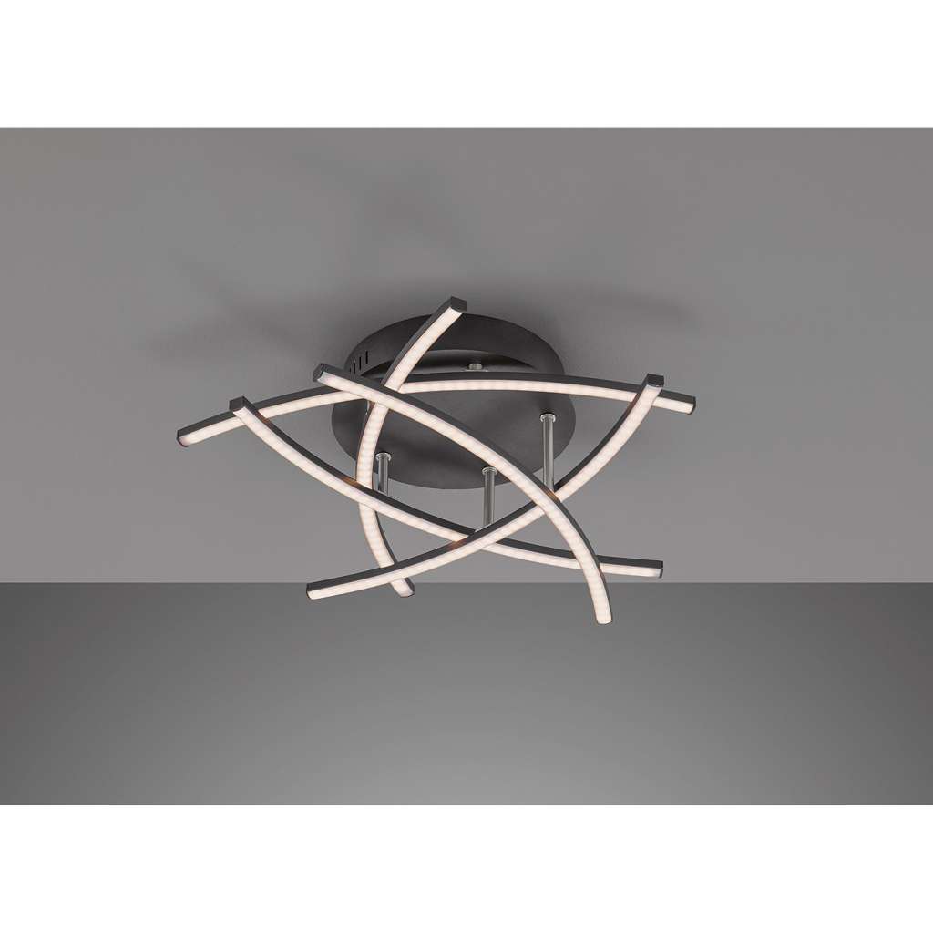 home24 LED-Deckenleuchte Cross I