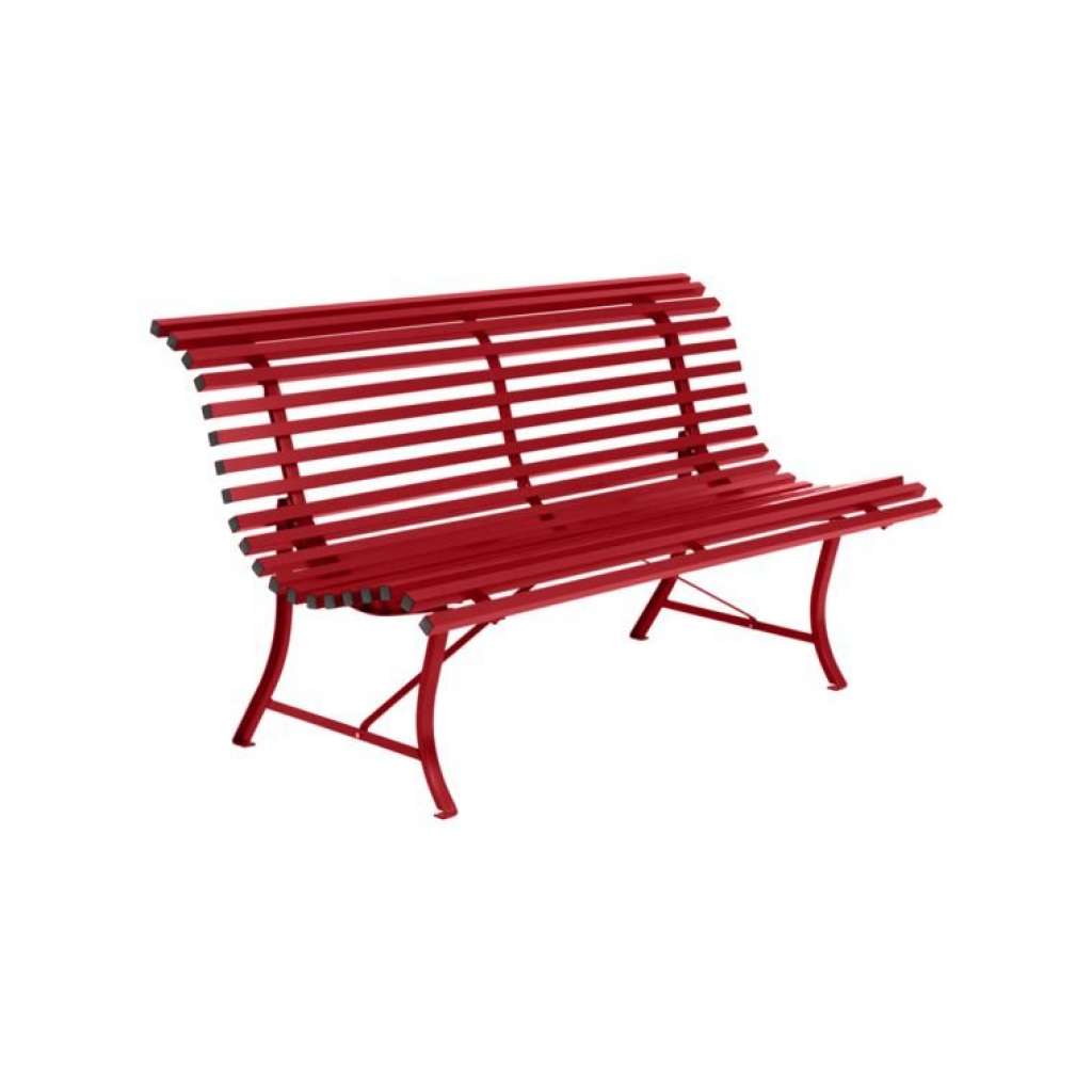 Fermob - LOUISIANE Bank - S - 67 Mohnrot - outdoor