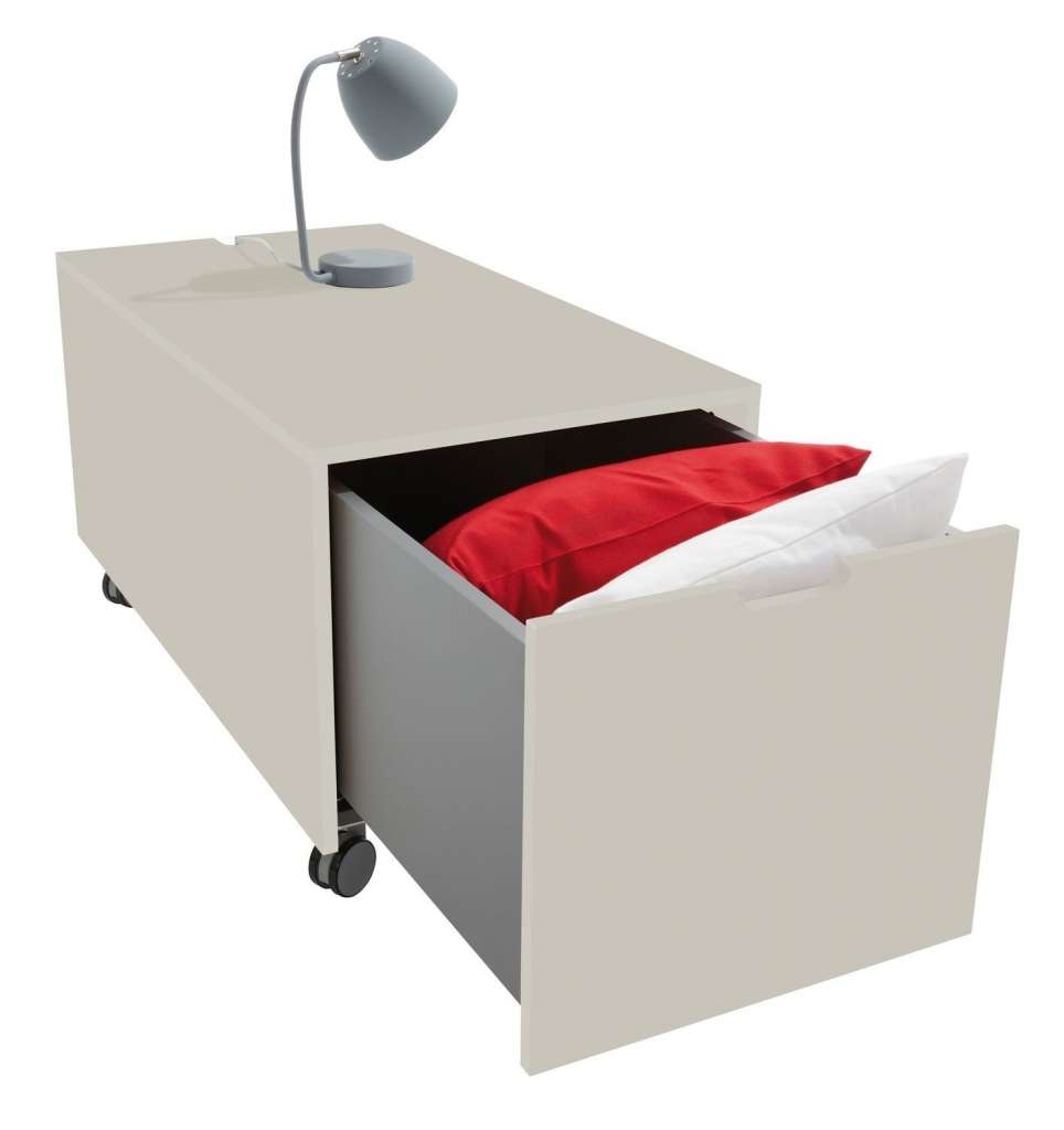 Müller Möbelwerkstätten - Bettkasten 16 - Kieselgrau - KOMFORT - 93 x 46,8 - indoor