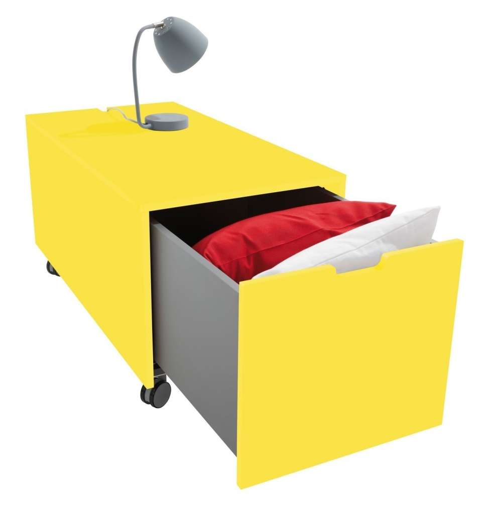 Müller Möbelwerkstätten - Bettkasten 16 - Dynamischgelb - KOMFORT - 103 x 46,8 - indoor