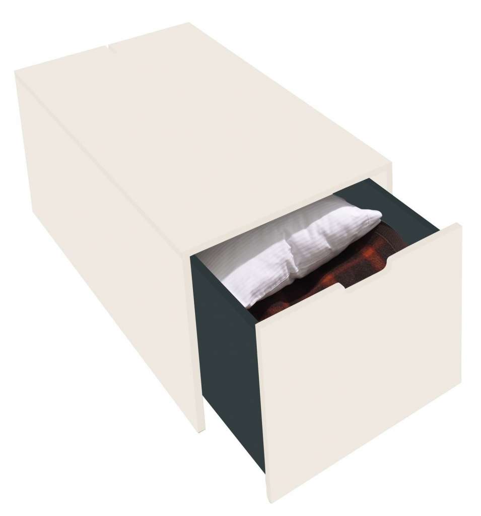 Müller Möbelwerkstätten - Bettkasten 16 - Offwhite - KLASSIK - 93 x 46,8 - indoor