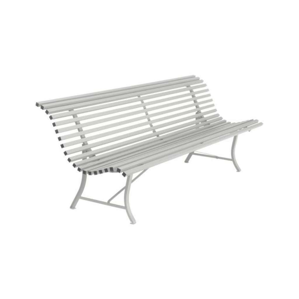 Fermob - LOUISIANE Bank - L - 38 Metallgrau satiniert - outdoor