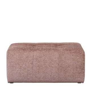 Couchhocker in Nude Struktursamt Bezug