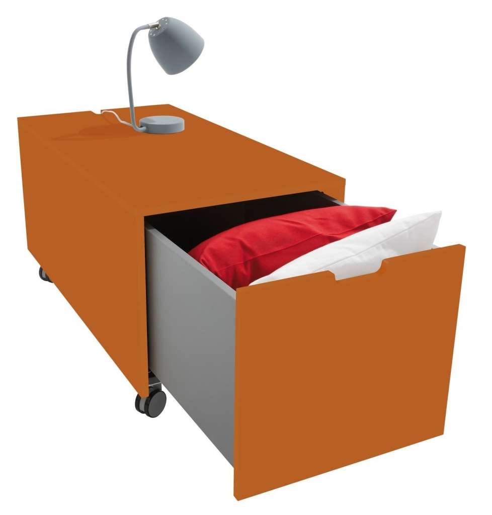 Müller Möbelwerkstätten - Bettkasten 16 - Tizianrot - KOMFORT - 93 x 46,8 - indoor