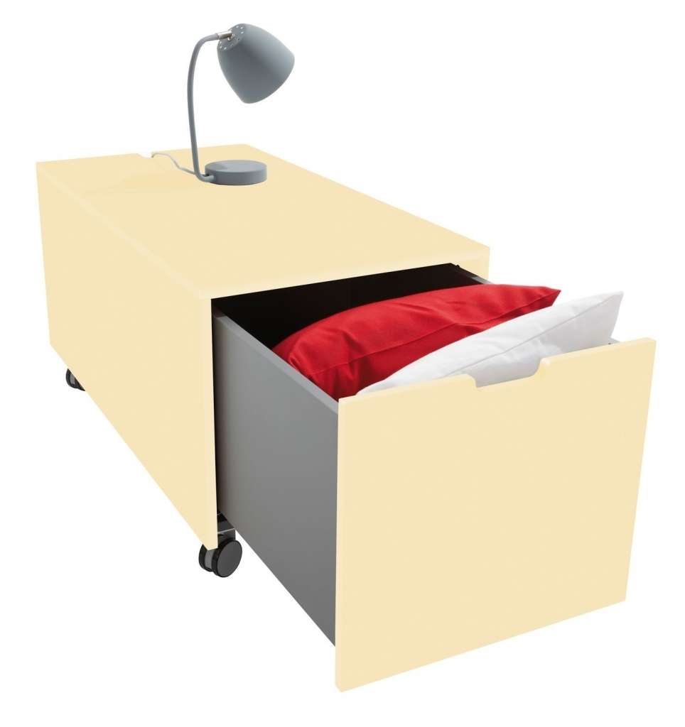 Müller Möbelwerkstätten - Bettkasten 16 - Wachsgelb - KOMFORT - 93 x 46,8 - indoor