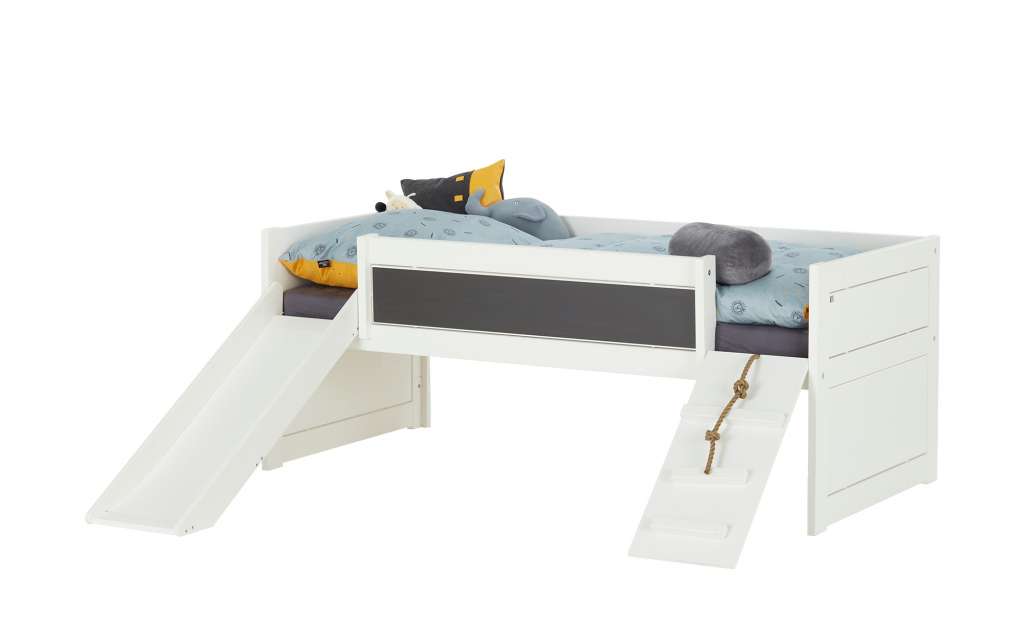 Kojenbett  Climb & Slide ¦ weiß Kindermöbel > Kinderbetten - Höffner