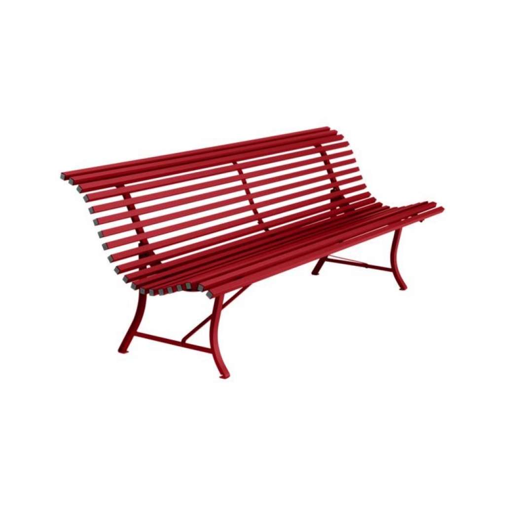 Fermob - LOUISIANE Bank - L - 67 Mohnrot - outdoor