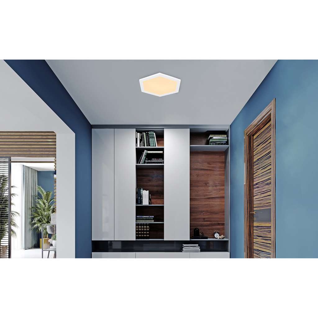 home24 LED-Deckenleuchte Leanara III