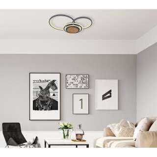 home24 LED-Deckenleuchte Nirra I