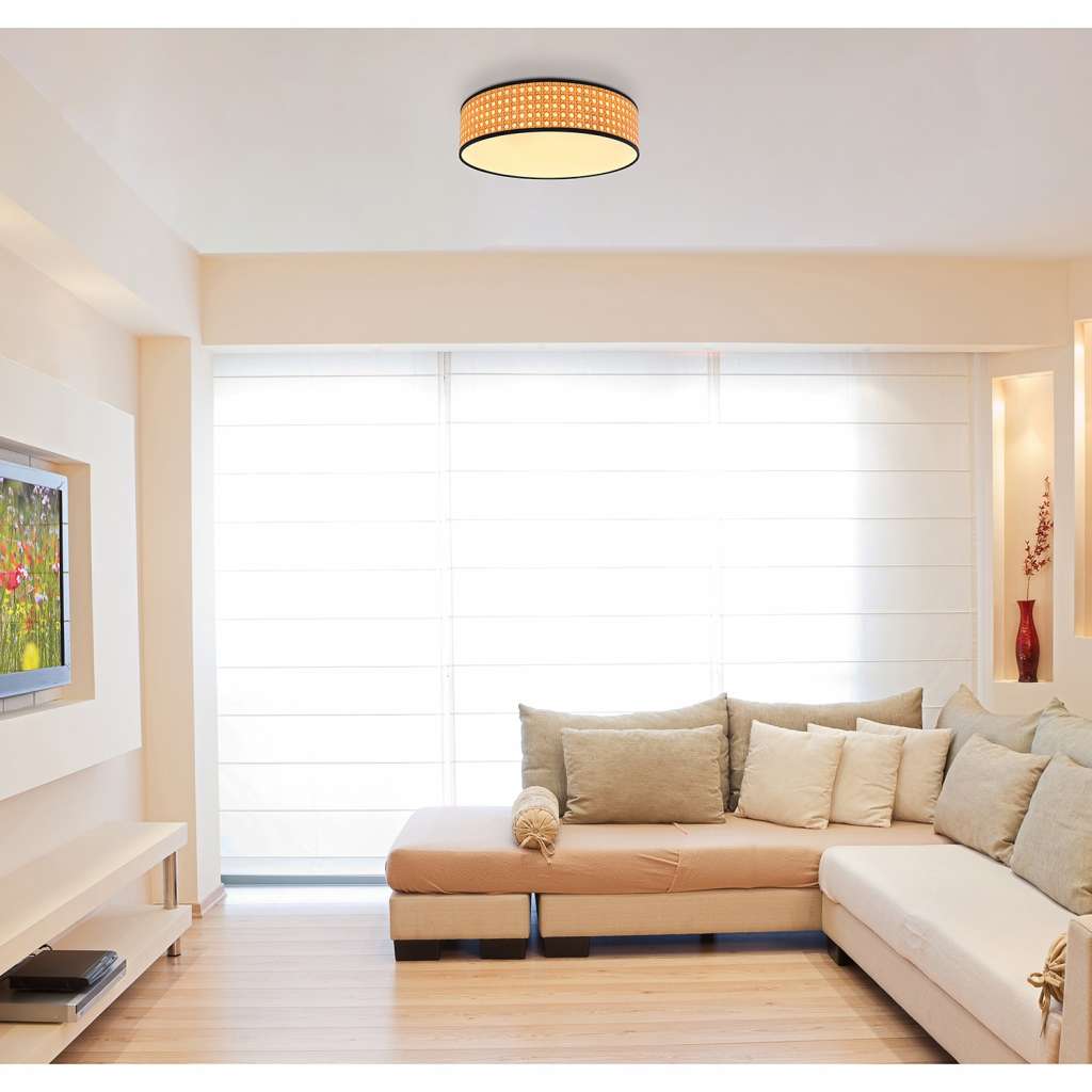 home24 LED-Deckenleuchte Grizzana