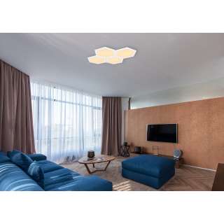 home24 LED-Deckenleuchte Leanara VII