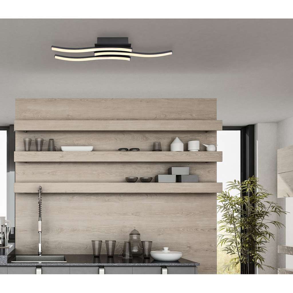 home24 LED-Deckenleuchte Kasimir