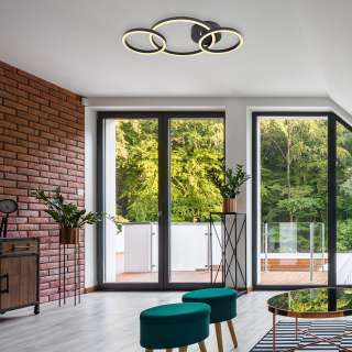 home24 LED-Deckenleuchte Reggy I