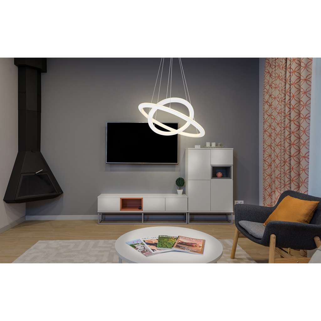 home24 LED-Pendelleuchte Kelani