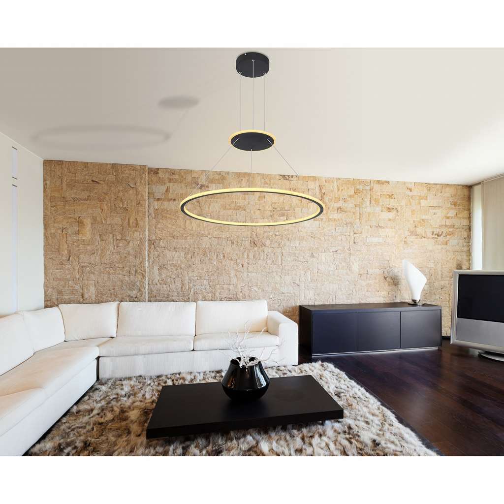 home24 LED-Pendelleuchte Levana I