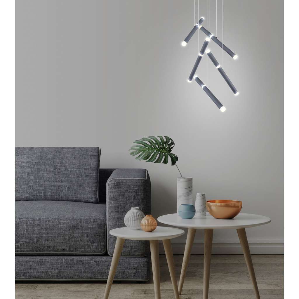 home24 LED-Pendelleuchte Kelsy I